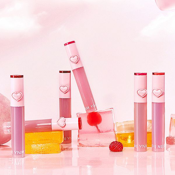 韓國 Y.N.M~愛心果凍唇釉(2.6g) 款式可選 韓國 Y.N.M~愛心果凍唇釉(2.6g) 款式可選