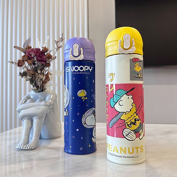 Snoopy 史努比~彈蓋保溫瓶(475ml)1入 款式可選 Snoopy 史努比~彈蓋保溫瓶(475ml)1入 款式可選