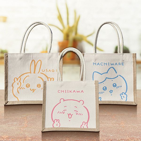 御衣坊~吉伊卡哇麻布手提袋(1入) 款式可選 御衣坊~吉伊卡哇麻布手提袋(1入) 款式可選