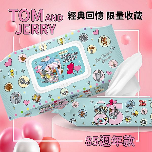 御衣坊~TOM & JERRY 純水濕紙巾(85周年款)80抽 御衣坊~TOM & JERRY 純水濕紙巾(85周年款)80抽