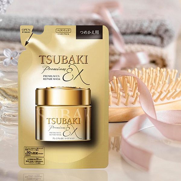 TSUBAKI 思波綺~金耀瞬護髮膜EX(補充包)150g 日本原裝 TSUBAKI 思波綺~金耀瞬護髮膜EX(補充包)150g 日本原裝