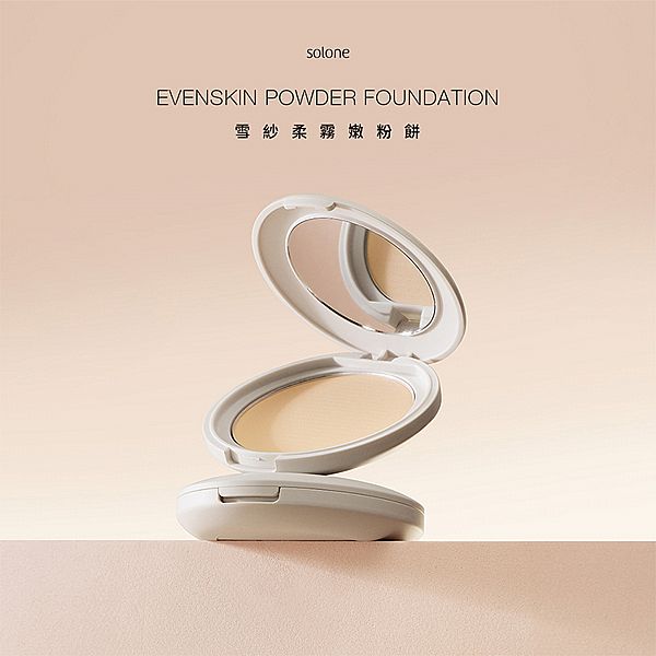 Solone~雪紗柔霧嫩粉餅(7.8g) 款式可選 Solone~雪紗柔霧嫩粉餅(7.8g) 款式可選