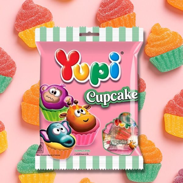 印尼 Yupi 呦皮~動物杯子蛋糕造型軟糖(56g) 印尼 Yupi 呦皮~動物杯子蛋糕造型軟糖(56g)