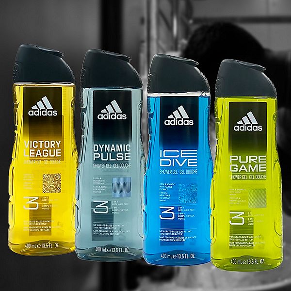 Adidas 愛迪達~男用三效潔顏洗髮沐浴露(400ml) 款式可選 Adidas 愛迪達~男用三效潔顏洗髮沐浴露(400ml) 款式可選