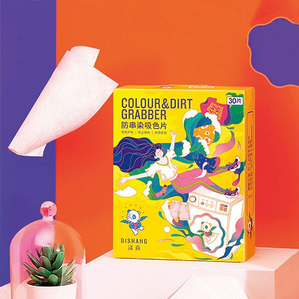 滌尚小姐~防染吸色片(30片/盒) 滌尚小姐~防染吸色片(30片/盒)