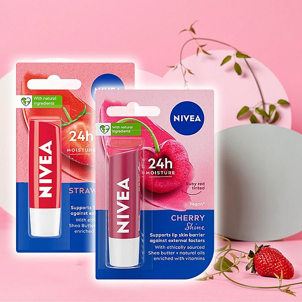 NIVEA 妮維雅~護唇膏(4.8g) 款式可選 純素 NIVEA 妮維雅~護唇膏(4.8g) 款式可選 純素