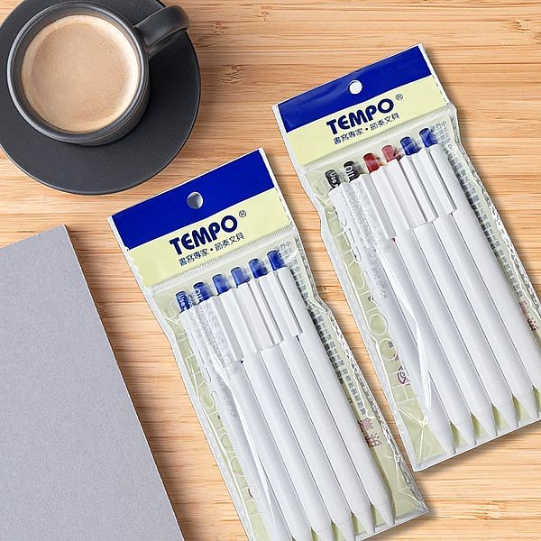 Tempo 節奏~極致中性筆0.5mm白筆(G-115)六支藍色組 / 三色六支混色組 款式可選 Tempo 節奏~極致中性筆0.5mm白筆(G-115)六支藍色組 / 三色六支混色組 款式可選