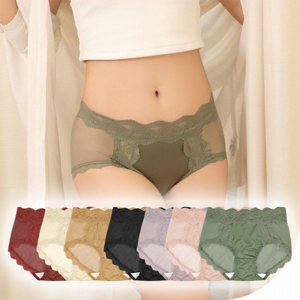 維菈織品VOLA~法式慵懶蕾絲中高腰內褲(1入) 款式可選 維菈織品VOLA~法式慵懶蕾絲中高腰內褲(1入) 款式可選