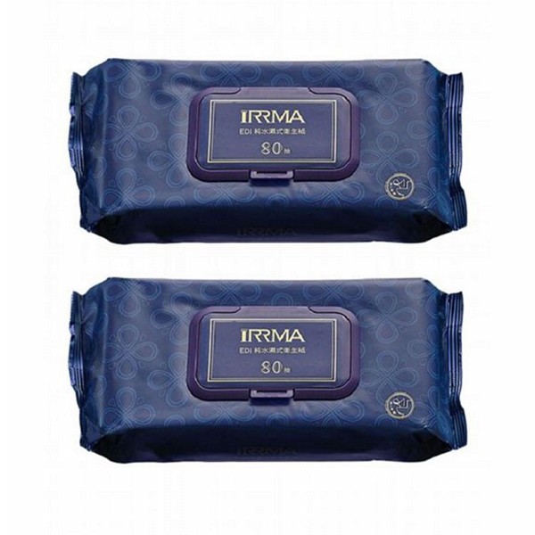 <超值組合> iRRMA 伊兒瑪~EDI純水濕式衛生紙(大尺寸80抽) 2入組 組合款 <超值組合> iRRMA 伊兒瑪~EDI純水濕式衛生紙(大尺寸80抽) 2入組 組合款