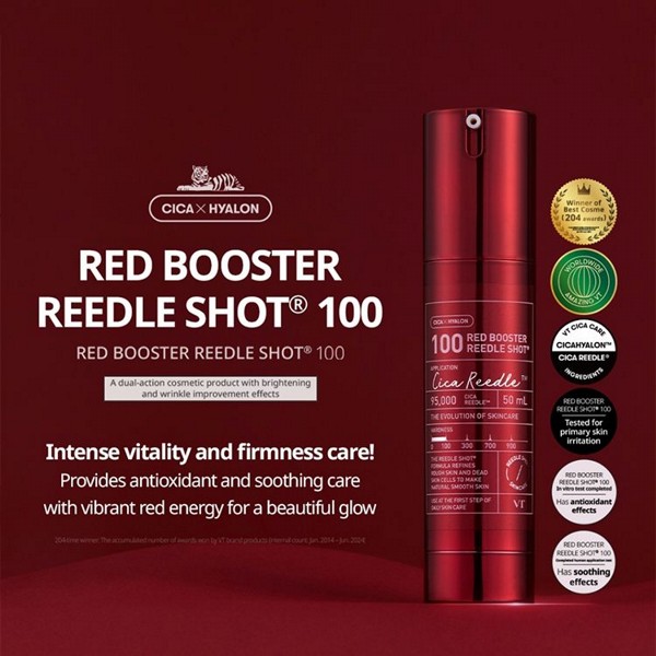 韓國 VT~RED-BOOSTER龍血微晶精華100(50ml) 韓國 VT~RED-BOOSTER龍血微晶精華100(50ml)