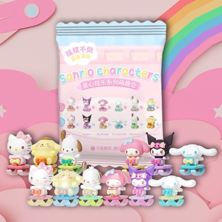 SANRIO 三麗鷗~童心搖樂系列萌趣豆(1入) Sanrio characters 公仔隨機出貨 SANRIO 三麗鷗~童心搖樂系列萌趣豆(1入) Sanrio characters 公仔隨機出貨