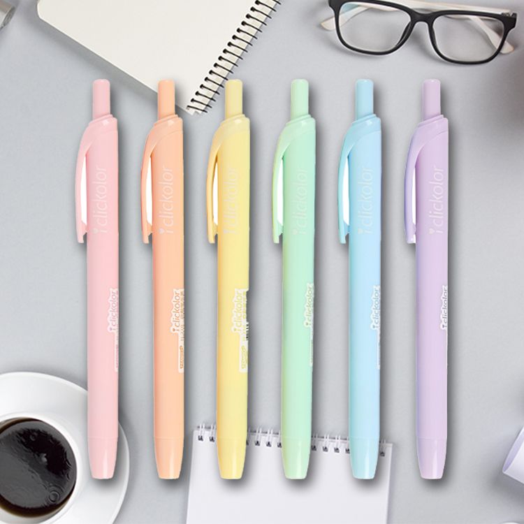 Tempo 節奏~柔色自動螢光筆(H-210)1支入 款式可選 Tempo 節奏~柔色自動螢光筆(H-210)1支入 款式可選