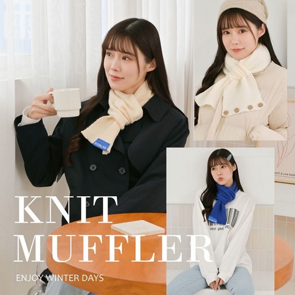 維菈織品 VOLA~交叉針織短圍巾(1入) 款式可選 維菈織品 VOLA~交叉針織短圍巾(1入) 款式可選