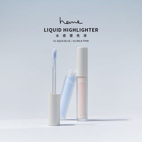 heme~水感提亮液(01-Aqua-Blue/02-Milk-Pink) 2.8ml 款式可選 heme~水感提亮液(01-Aqua-Blue/02-Milk-Pink) 2.8ml 款式可選