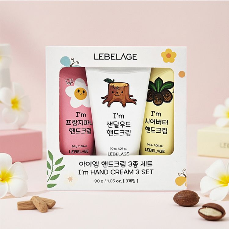 韓國 LEBELAGE~香氛護手霜組合(30g*3入盒裝) 韓國 LEBELAGE~香氛護手霜組合(30g*3入盒裝)