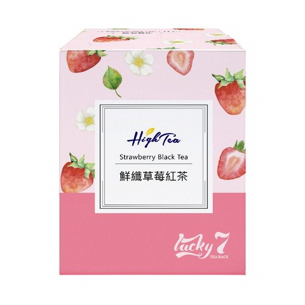High Tea~Lucky 7 熱情-鮮纖草莓紅茶 (7包/盒) High Tea~Lucky 7 熱情-鮮纖草莓紅茶 (7包/盒)