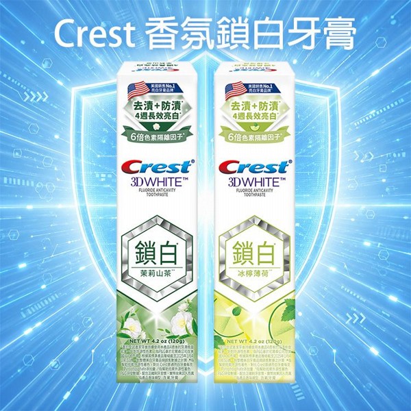 美國 Crest~香氛鎖白牙膏(120g) 款式可選 美國 Crest~香氛鎖白牙膏(120g) 款式可選