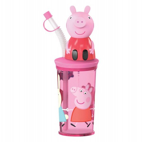 Peppa Pig 吸管水杯(附糖果20g)300ml(1入) Peppa Pig 吸管水杯(附糖果20g)300ml(1入)