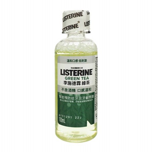 Listerine 李施德霖~漱口水(100ml)綠茶 Listerine 李施德霖~漱口水(100ml)綠茶