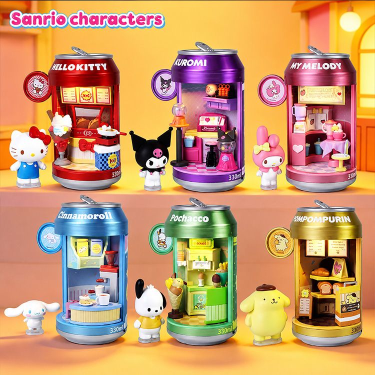 SANRIO 三麗鷗~小汽水甜點商店街盲盒(1入)|易開罐造型微縮小夜燈 正版授權公仔盒玩 療癒桌面擺飾 現貨免預購 不挑款/隨機出貨 SANRIO 三麗鷗~小汽水甜點商店街盲盒(1入)|易開罐造型微縮小夜燈 正版授權公仔盒玩 療癒桌面擺飾 現貨免預購 不挑款/隨機出貨