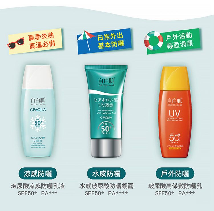 防曬乳 臉部防曬 防曬乳 SPF50 保濕 防曬乳