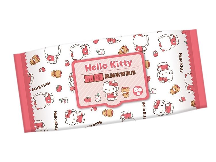 japan 保濕 三麗鷗 hello kitty 加厚 濕紙巾