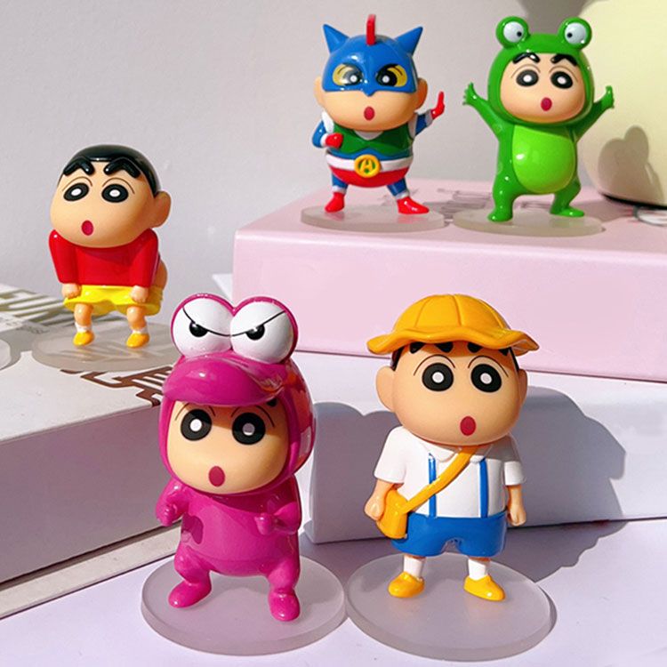 可愛 公仔 盒玩 可愛 蠟筆小新 公仔