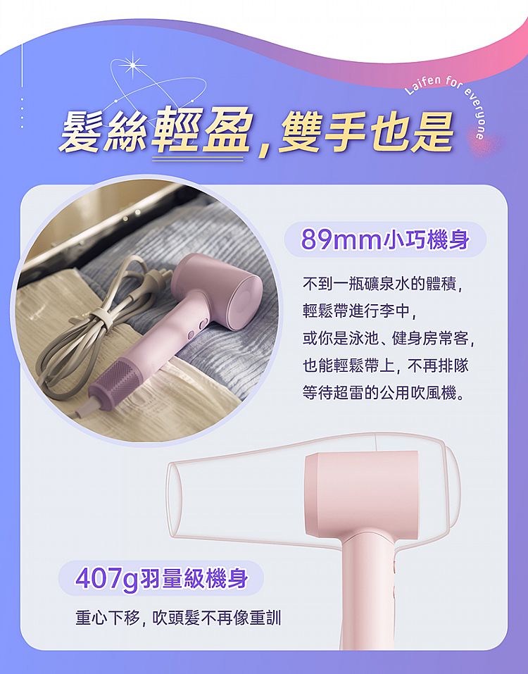 負離子 吹風機 徠芬 吹風機 Laifen 吹風機