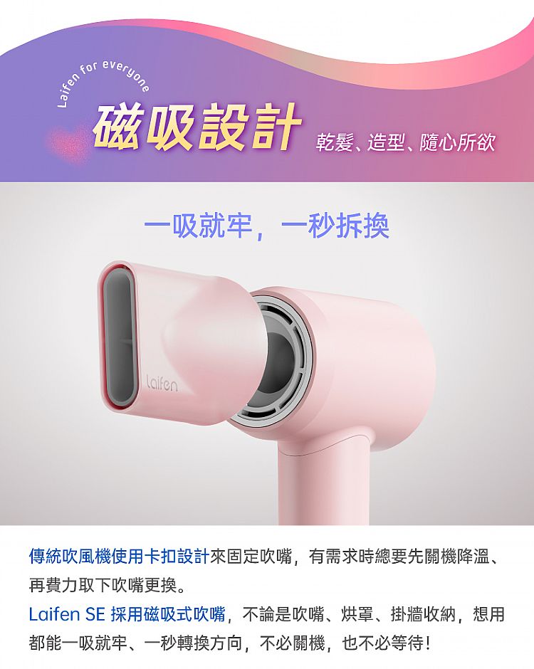 負離子 吹風機 負離子 護髮 徠芬 吹風機