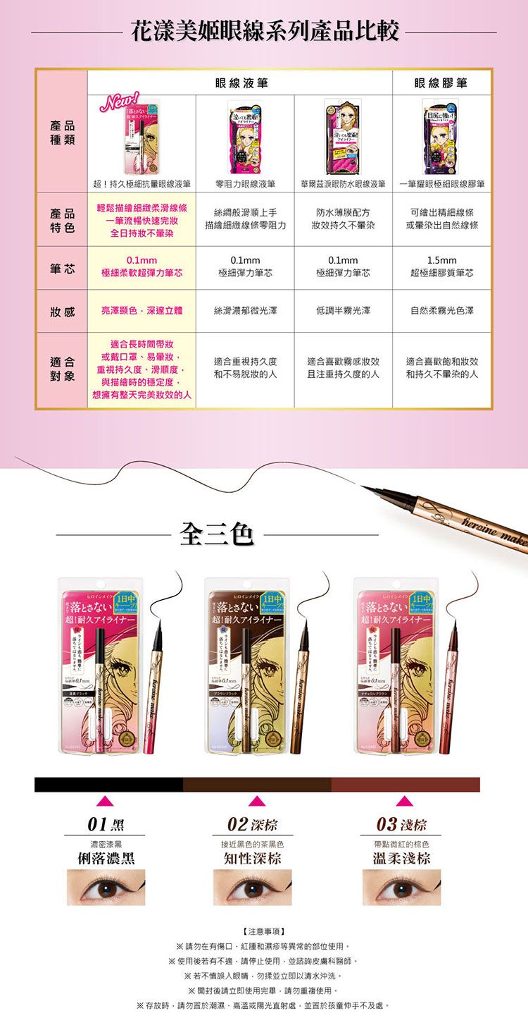 持久 眼妝 眼妝 眼線 顯色 眼妝
