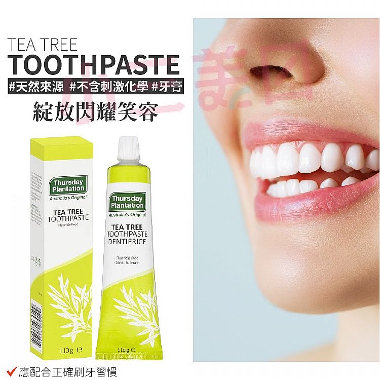 牙膏 口腔清潔 茶樹 精油 護齦 口腔清潔