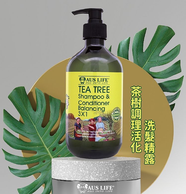 澳洲AUS LIFE澳思萊 茶樹調理活化洗髮精露(500ml)