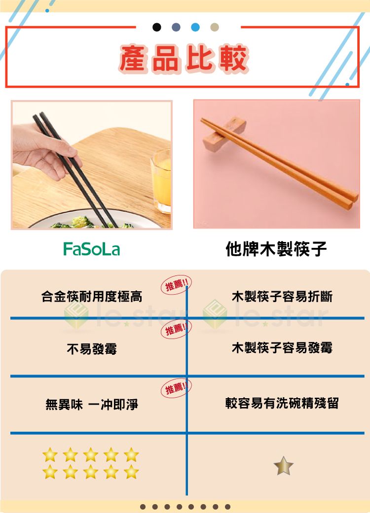 六角 筷子 筷子 fasola