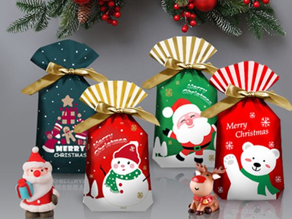 聖誕 包裝袋 聖誕 禮物袋 包裝袋 抽繩