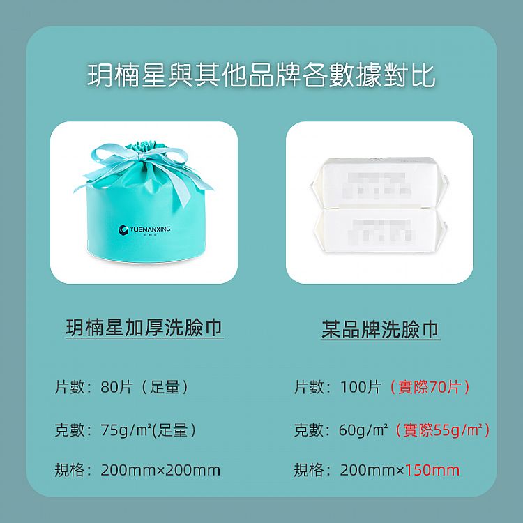 清爽 保濕 溫和 保濕 洗臉巾 加厚