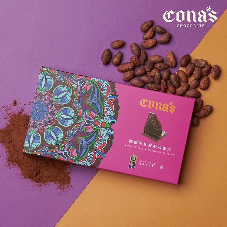cona's 巧克力 巧克力 薄片 夾心巧克力 妮娜巧克力