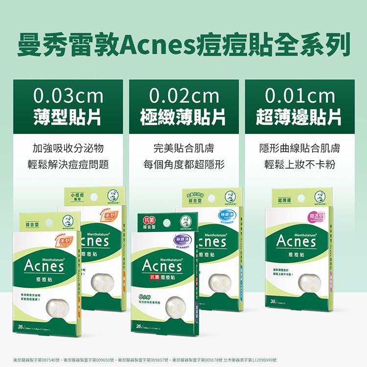 超薄 痘痘貼 痘痘貼 霧面 霧面 輕薄