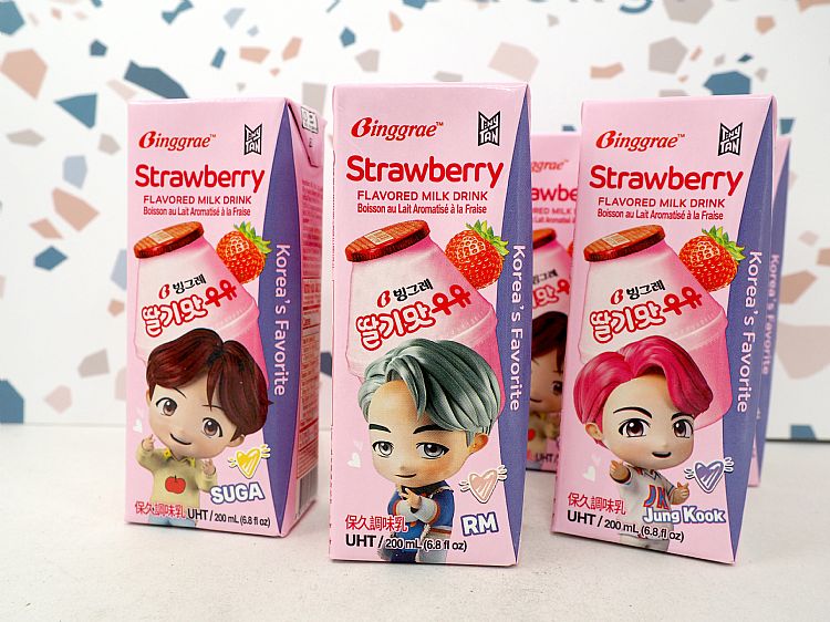 香蕉 草莓 草莓 調味乳 調味乳 香蕉