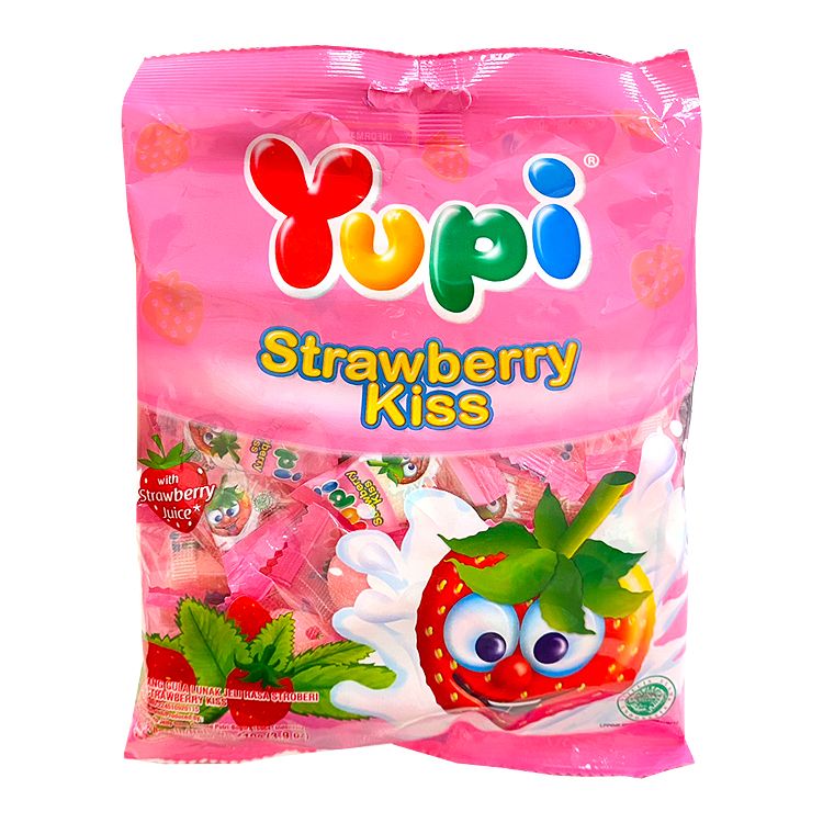 草莓 軟糖 呦皮 軟糖 呦皮 印尼