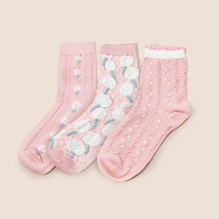 長襪 透氣 透氣 ONSIDE 飾集合 透氣 粉色