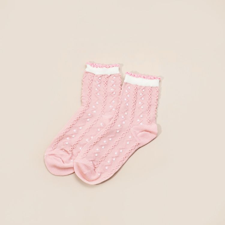 長襪 透氣 透氣 ONSIDE 飾集合 透氣 粉色