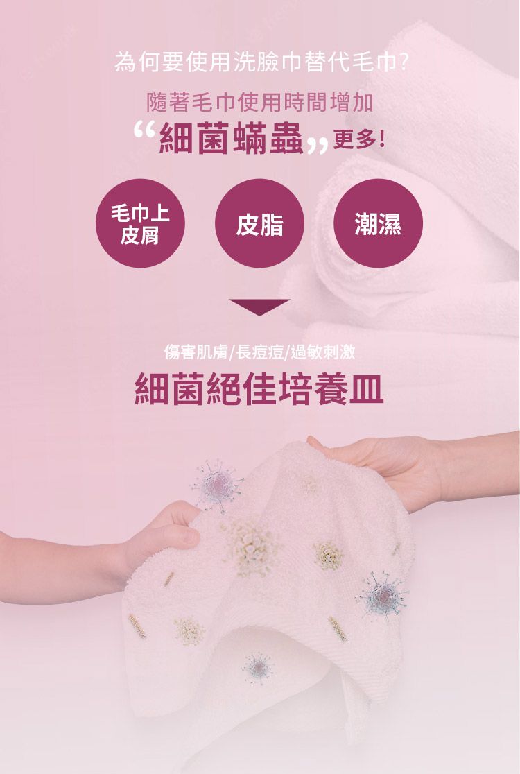 洗臉巾 乾濕兩用 洗臉巾 珍珠紋 乾濕兩用 珍珠紋