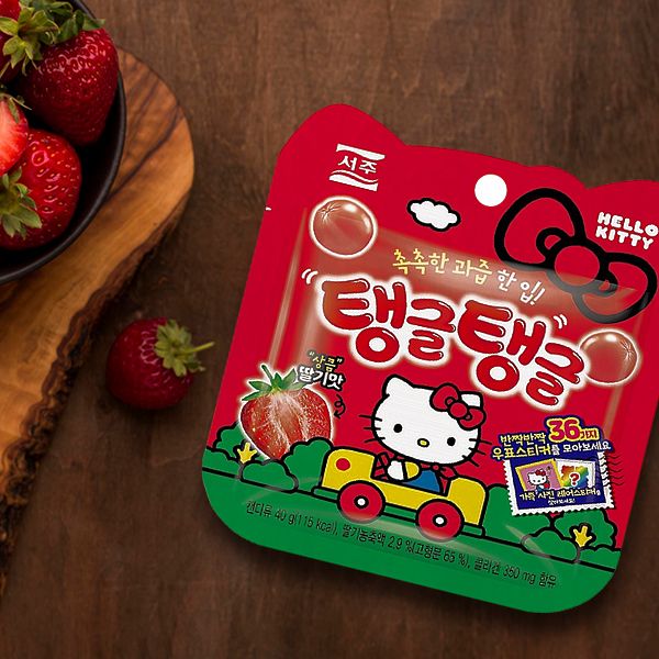 草莓 軟糖 韓國 軟糖 韓國 草莓