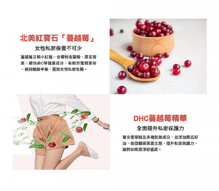 保健食品 營養補給 蔓越莓 保健食品 DHC 保健食品