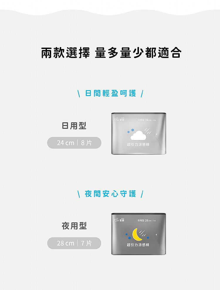 涼感 衛生棉 日用 衛生棉 夜用 衛生棉