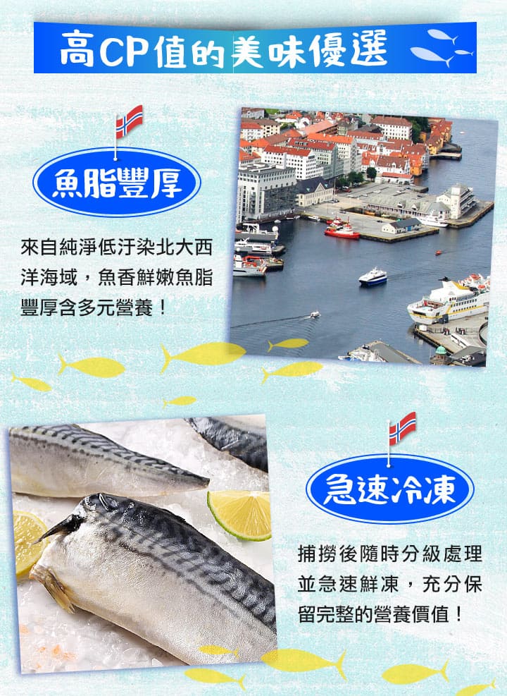 愛上新鮮 鯖魚 i3Fresh 鯖魚 冷凍 i3Fresh