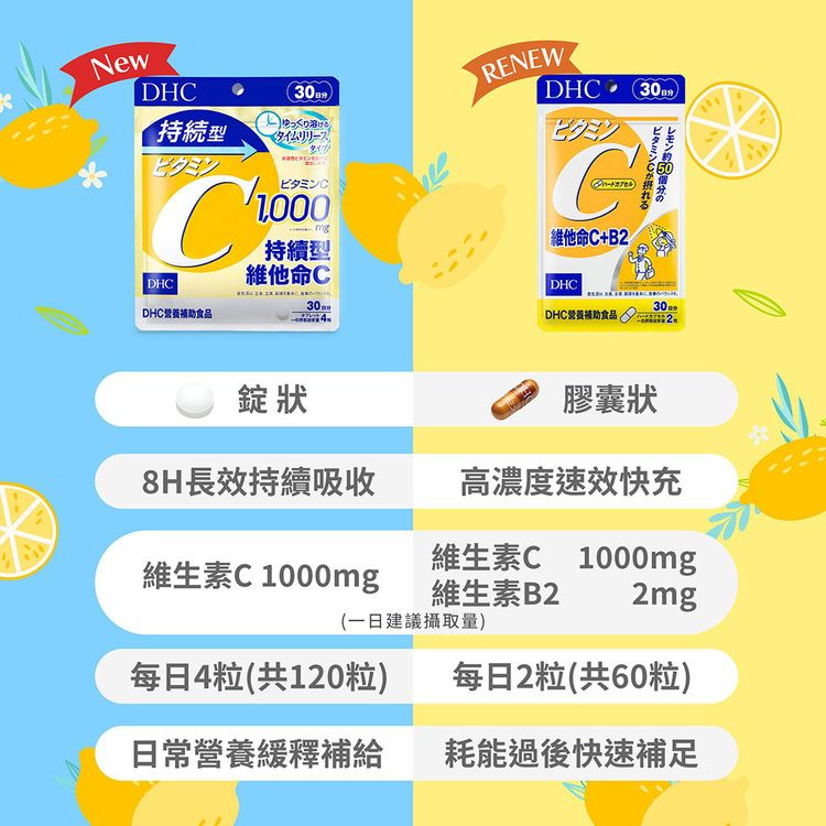 DHC 持續型 維他命C 抗氧化 DHC 抗氧化