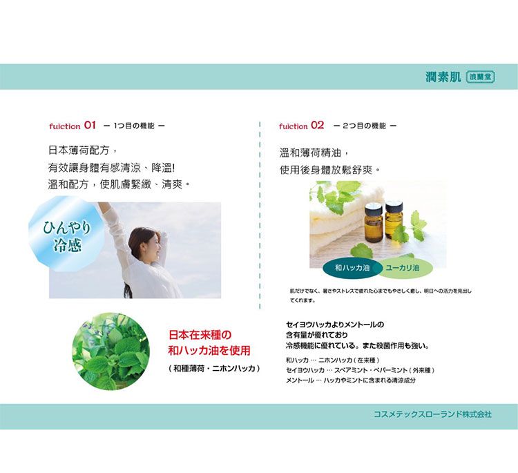 香氛 精油 薄荷 涼感 香氛 洗髮精