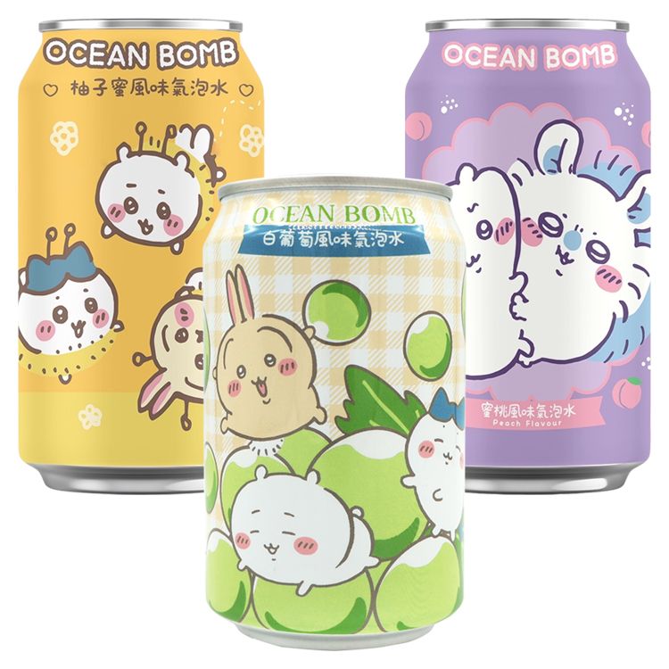 蜜桃 氣泡水 OCEAN BOMB 氣泡水