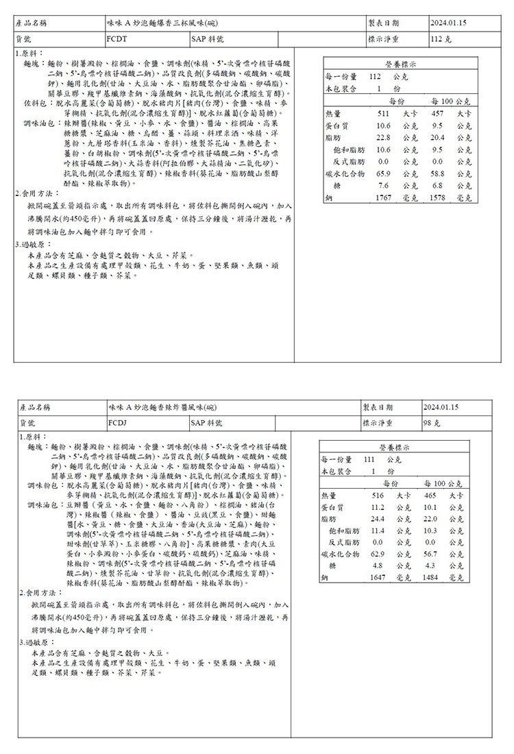 20251022110500097_750_0_80.jpg 味丹 泡麵 碗裝 泡麵 味丹 味味A